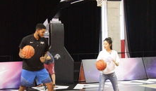 nba最前线最新女主播,青春活力，魅力四射，成为赛场焦点