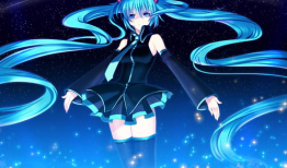 初音的照片,虚拟偶像的时尚风采