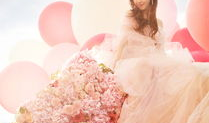 甜蜜背景婚纱照